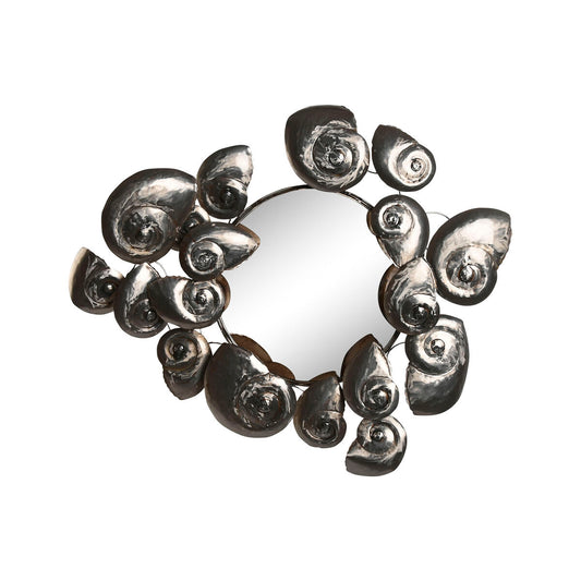 Wall mirror Home ESPRIT Silver Metal 95 x 10 x 80 cm