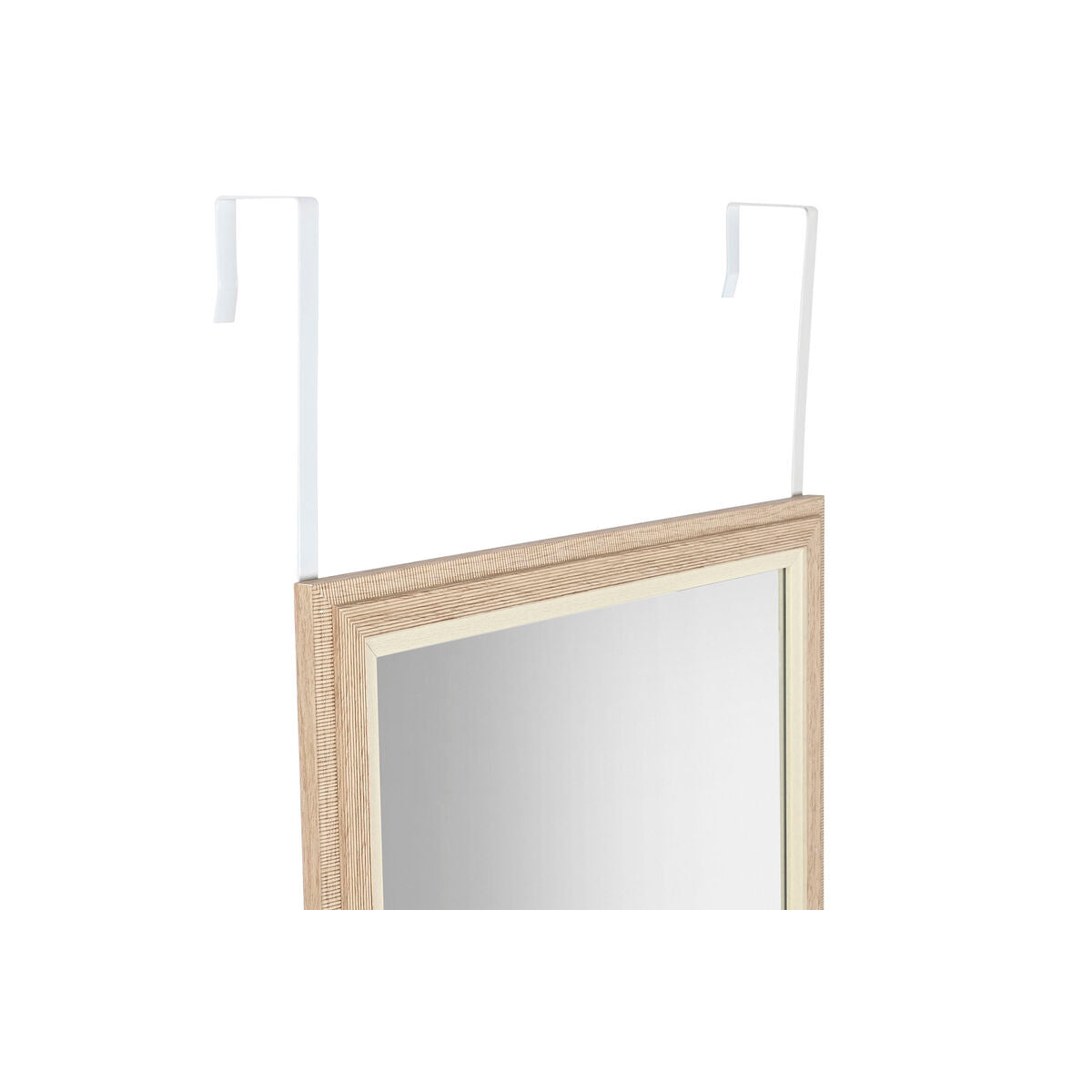 Wall mirror Home ESPRIT White Brown Beige Grey Crystal polystyrene 35 x 2 x 132 cm (4 Units)