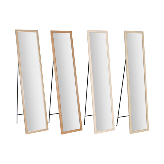 Dressing Mirror Home ESPRIT White Brown Beige Grey 35,5 x 40 x 155 cm (4 Units)