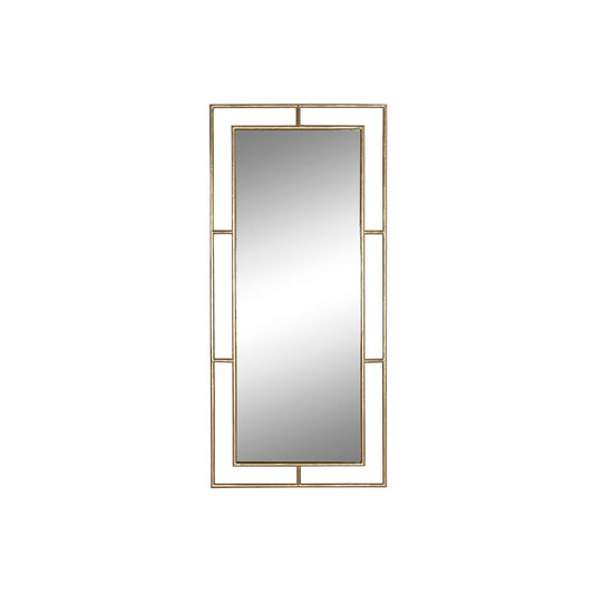 Wall mirror Home ESPRIT Golden Crystal Iron Modern 96 x 5 x 208 cm