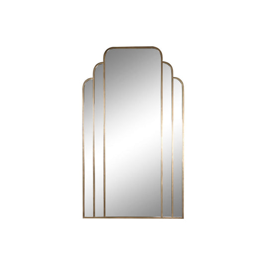 Wall mirror Home ESPRIT Golden Crystal Iron Modern 122 x 3 x 208 cm