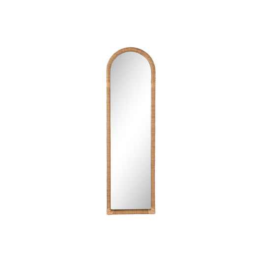 Wall mirror Home ESPRIT Natural Crystal Scandi 48,5 x 4,5 x 170 cm