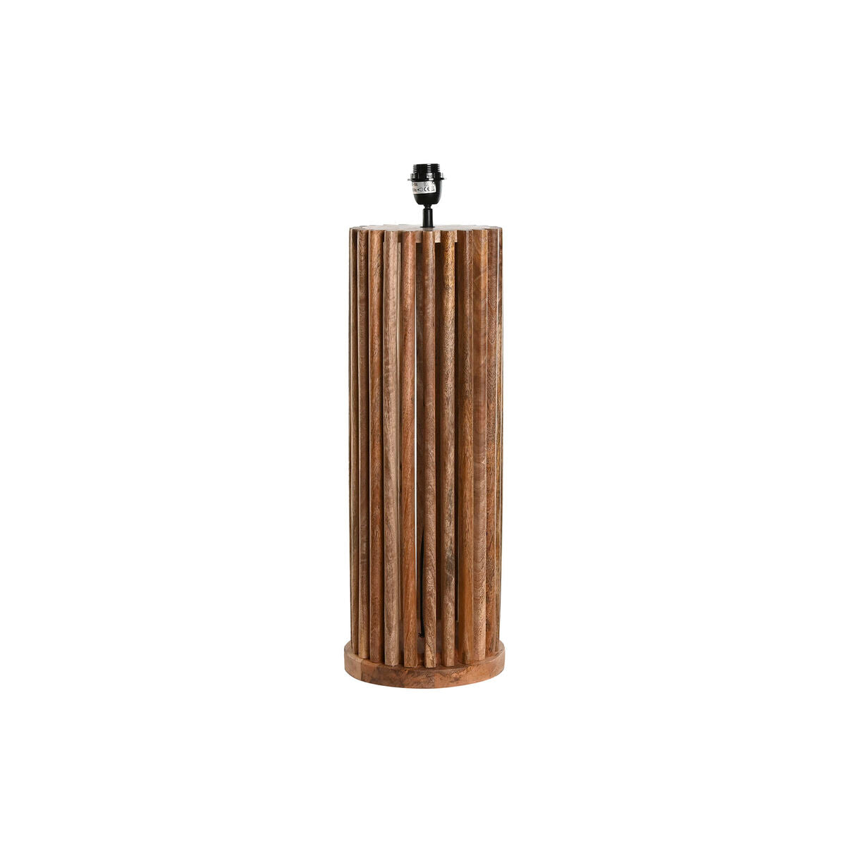 Desk lamp Home ESPRIT Brown Mango wood 50 W 220 V 23 x 23 x 72 cm