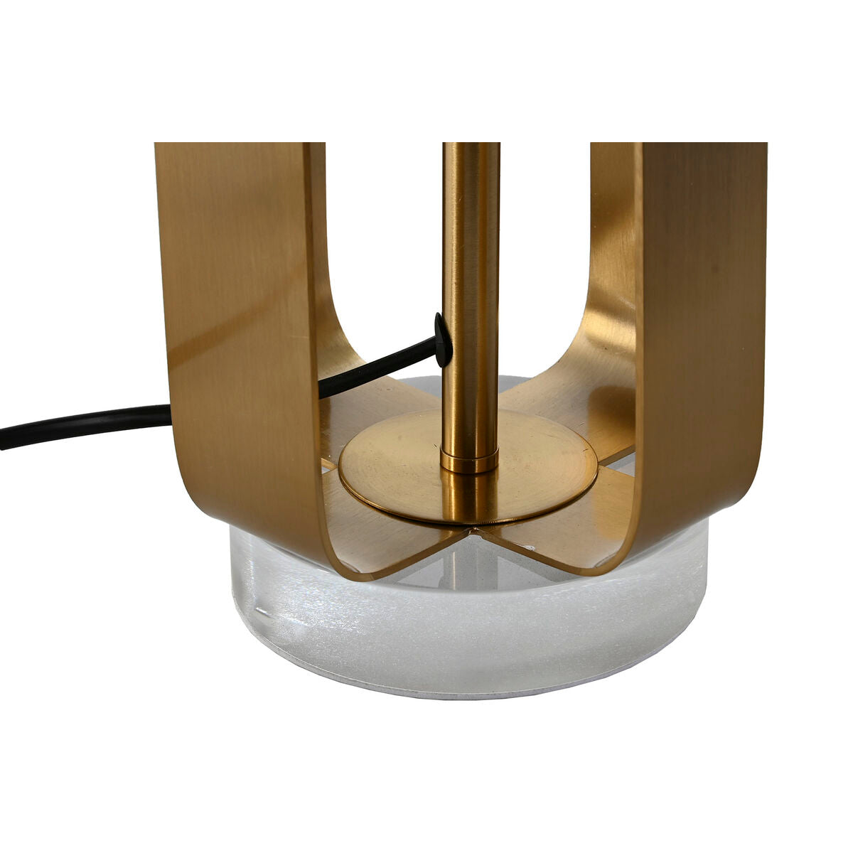 Desk lamp Home ESPRIT White Golden Iron 50 W 220 V 35 x 35 x 78 cm