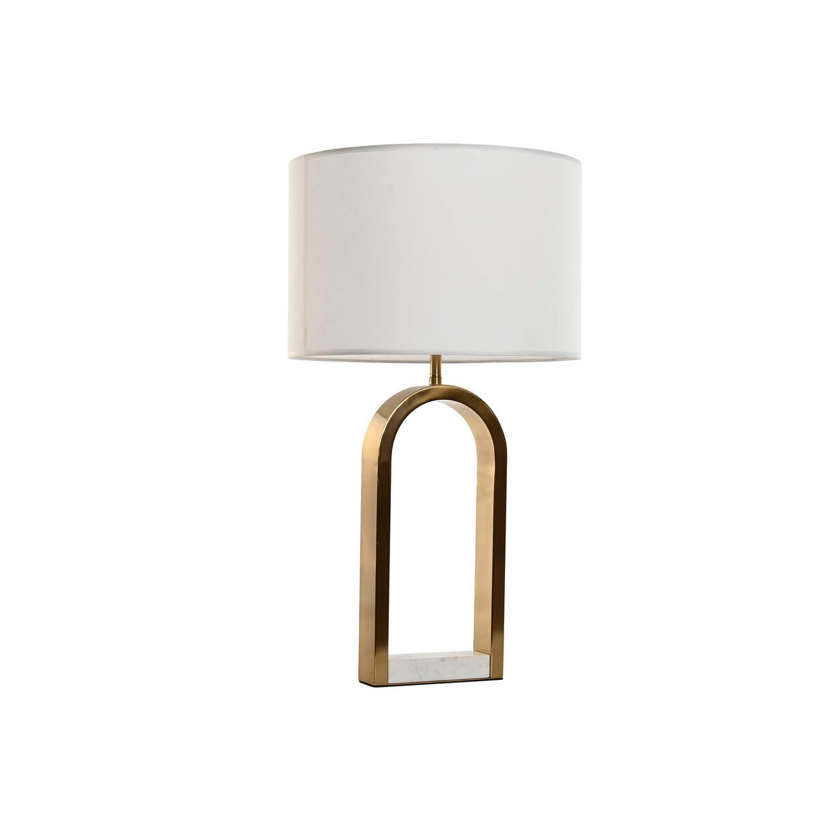 Desk lamp Home ESPRIT White Golden Marble Iron 50 W 220 V 38 x 38 x 70 cm