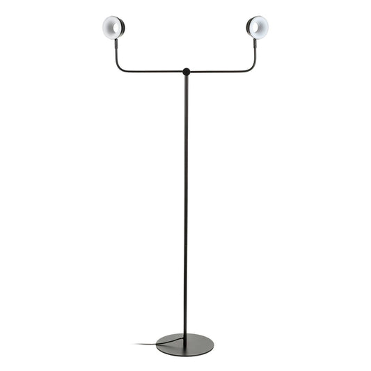 Floor Lamp 70 x 70 x 154 cm Black Steel