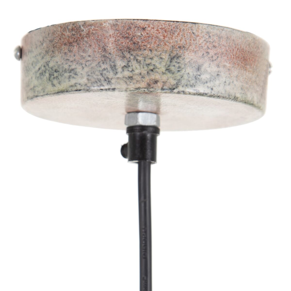 Ceiling Light Beige Metal 42 x 42 x 25 cm