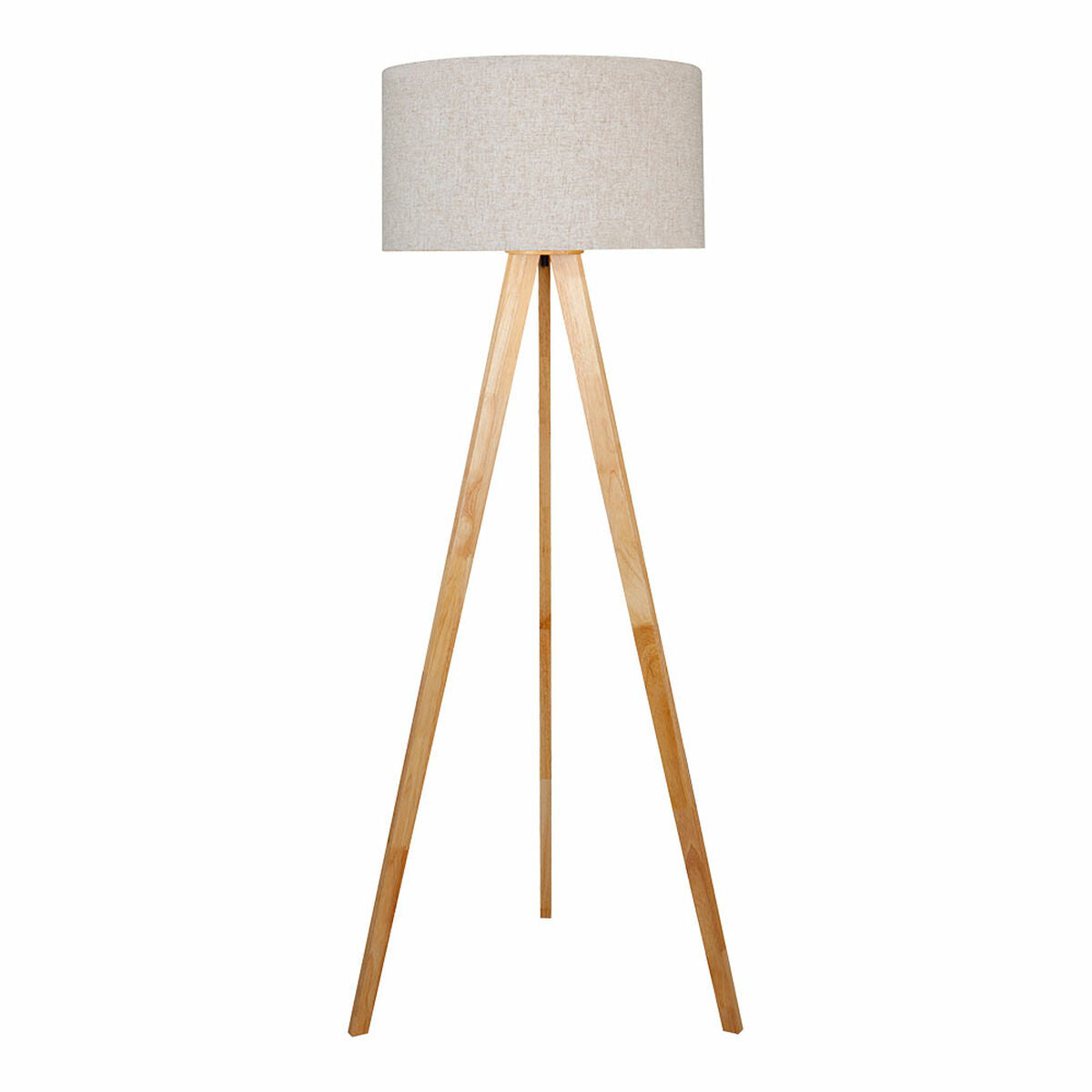 Floor Lamp EDM 32159 Wood Cloth 50 x 150 cm E27