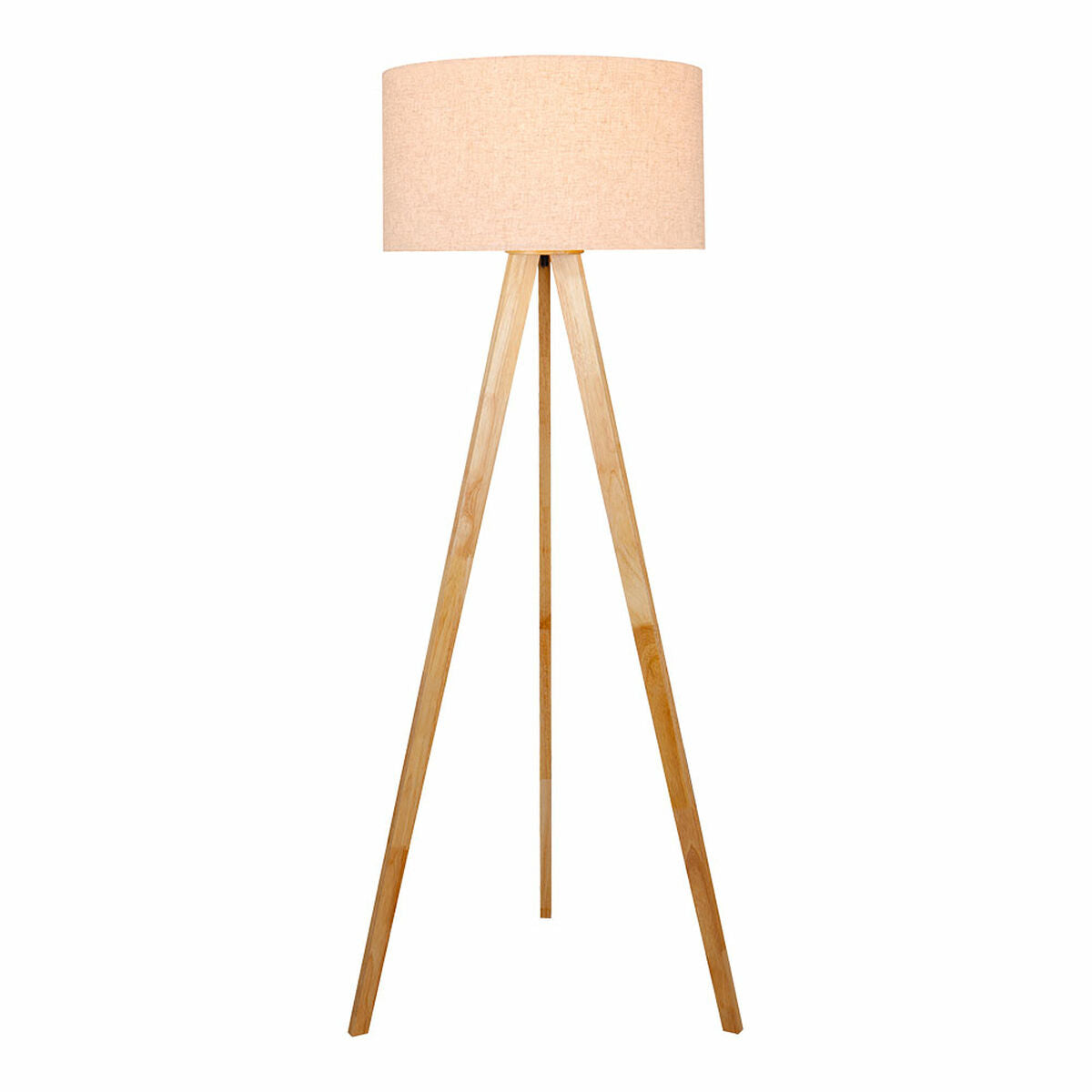 Floor Lamp EDM 32159 Wood Cloth 50 x 150 cm E27