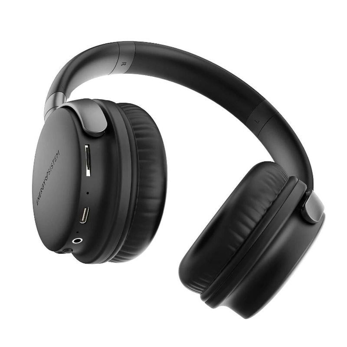 Headphones with Microphone Energy Sistem 455317 Black