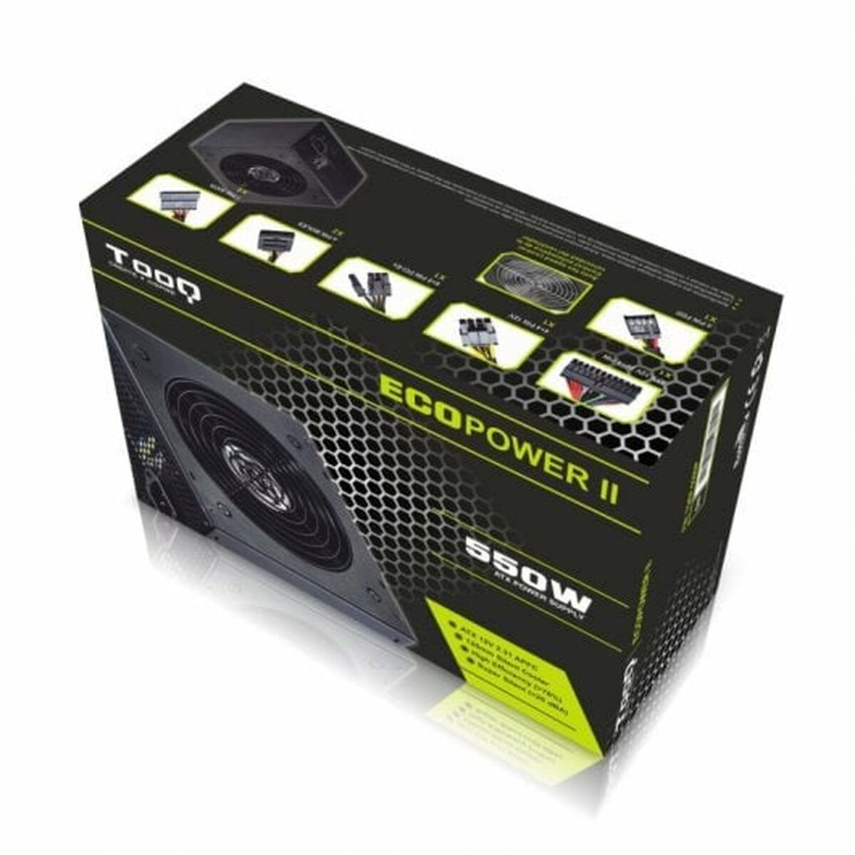 Power supply TooQ Ecopower II 550 W ATX RoHS