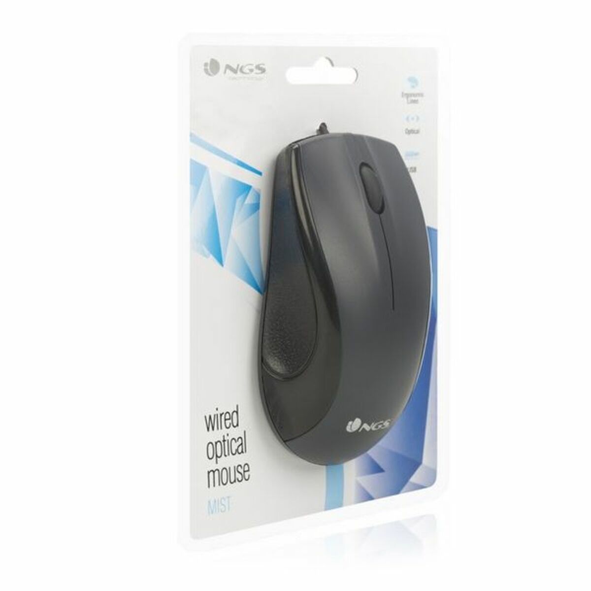 Optical mouse NGS MIST 800 dpi Black