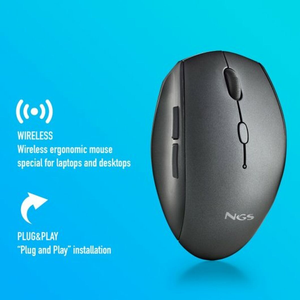 Mouse NGS NGS-MOUSE-1228 Black