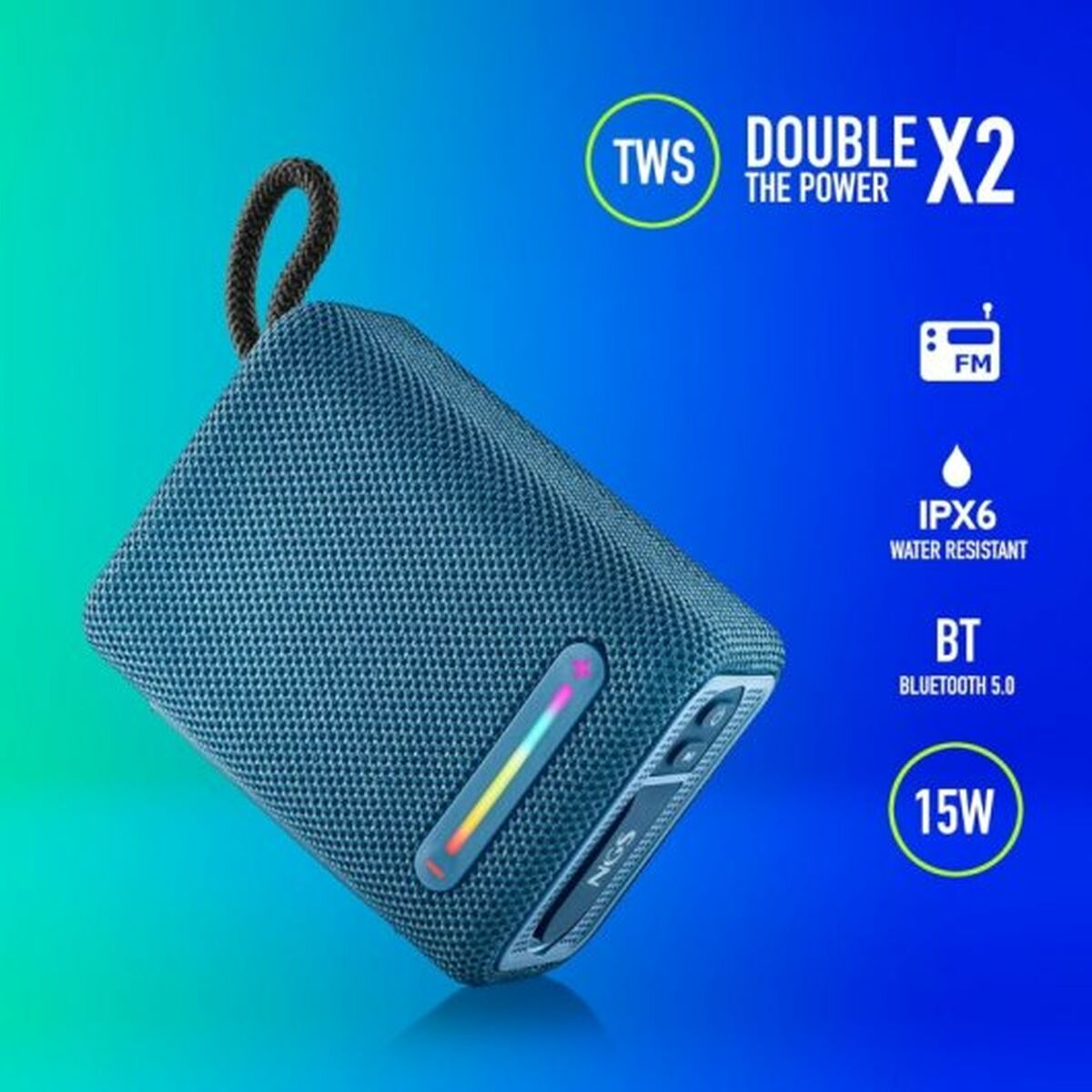 Portable Bluetooth Speakers NGS ELEC-SPK-0865