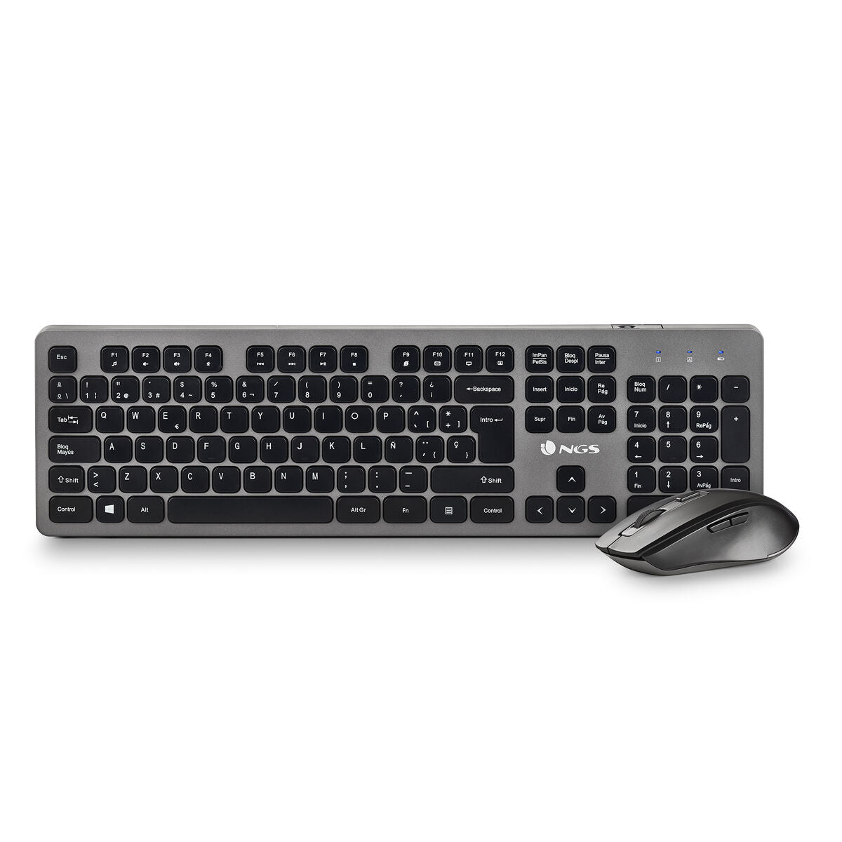 Keyboard NGS NGS-KEYBOARD-0397 Black/Silver