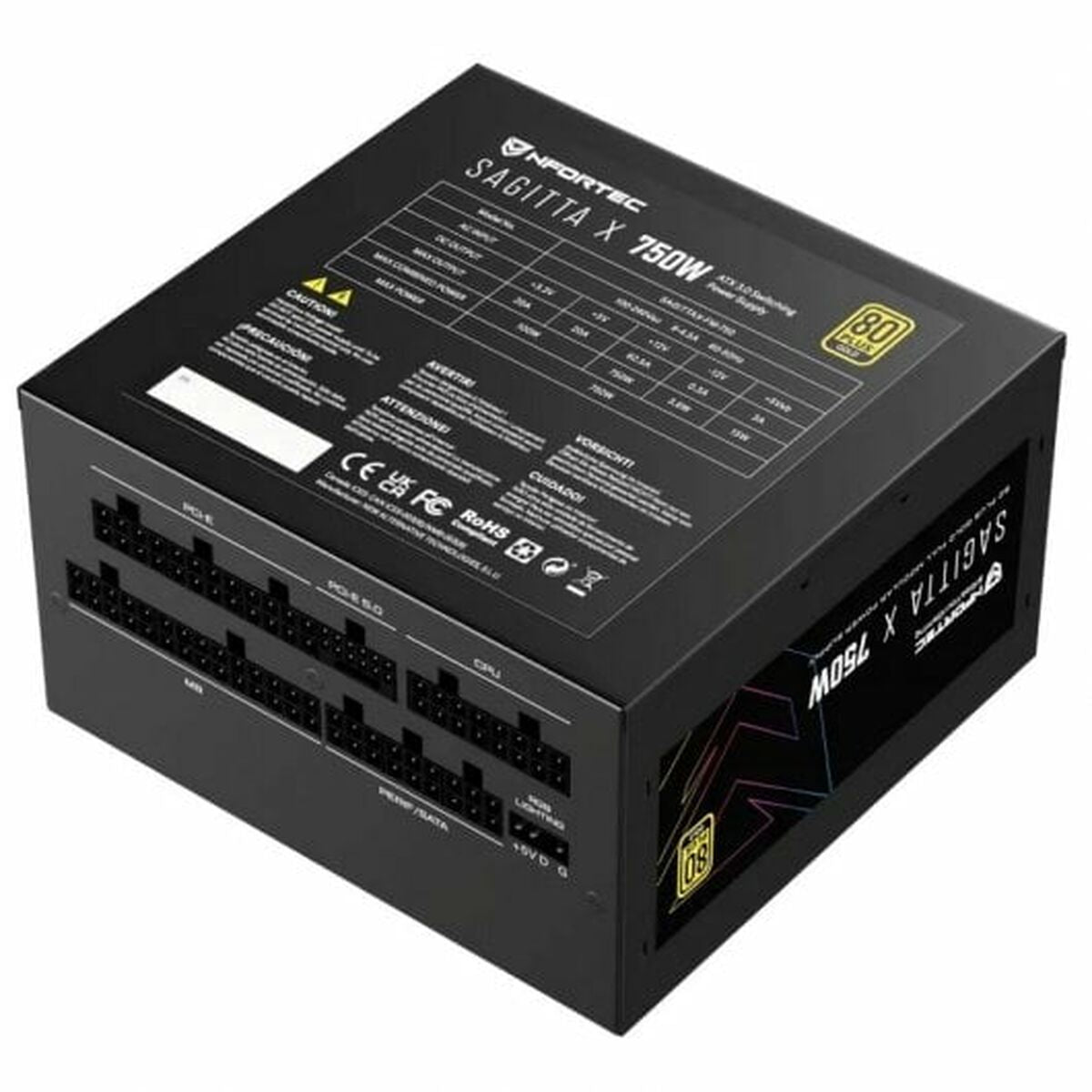 Power supply Nfortec Modular 750 W 80 Plus Gold