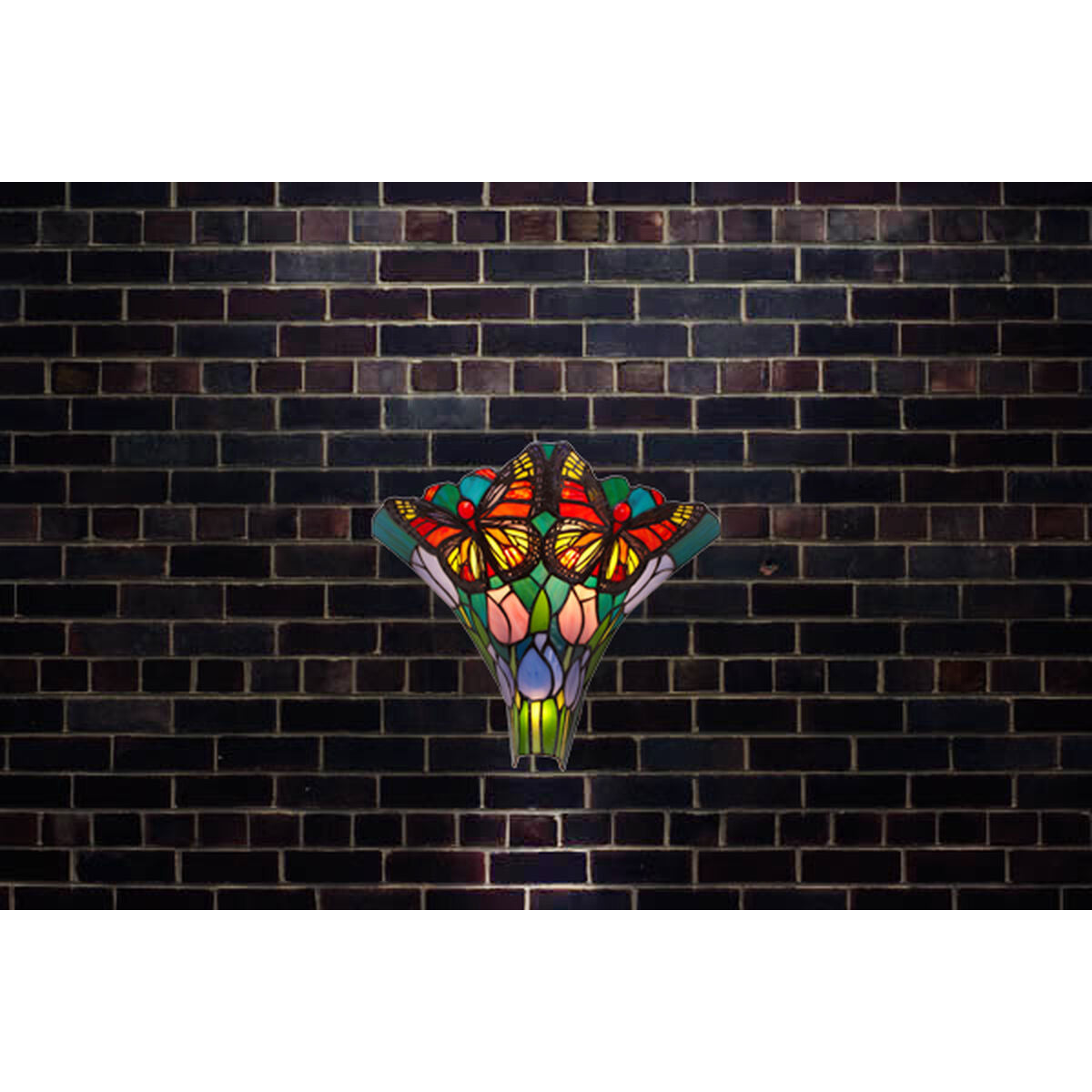 Wall Light Viro Buttefly Multicolour Iron 60 W 37 x 30 x 16 cm