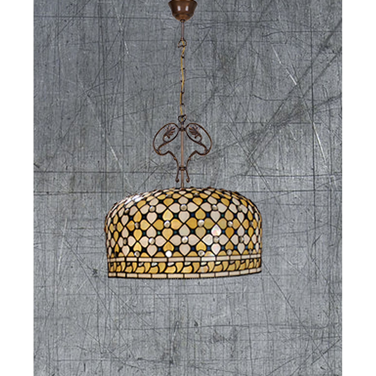 Ceiling Light Viro Multicolour Zinc 60 W 45 x 30 x 45 cm