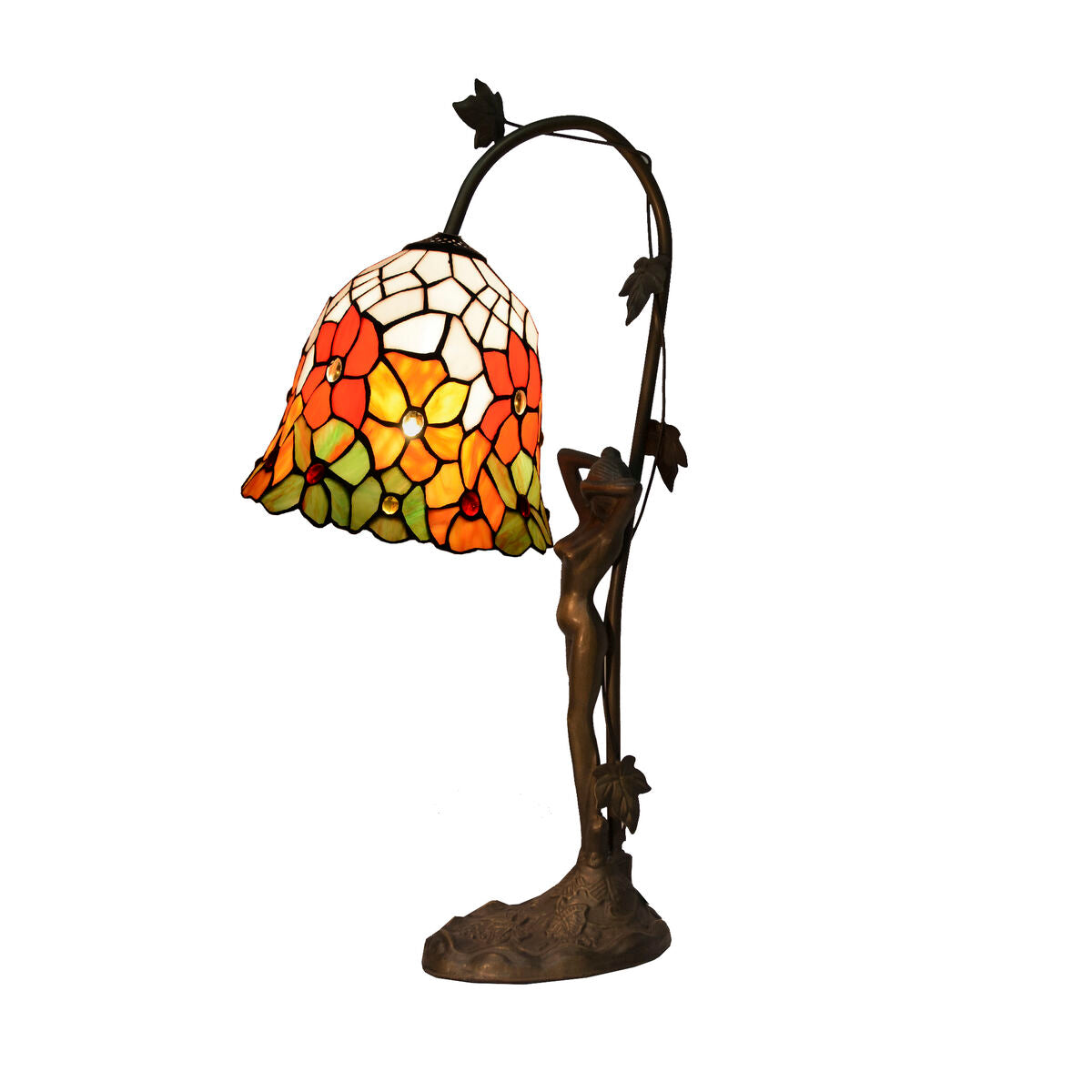 Desk lamp Viro Bell Multicolour Zinc 60 W 20 x 54 x 20 cm