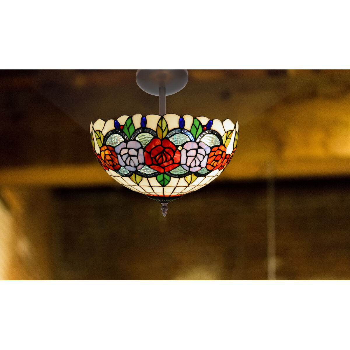 Ceiling Light Viro Rosy Multicolour Iron 60 W 30 x 45 x 30 cm