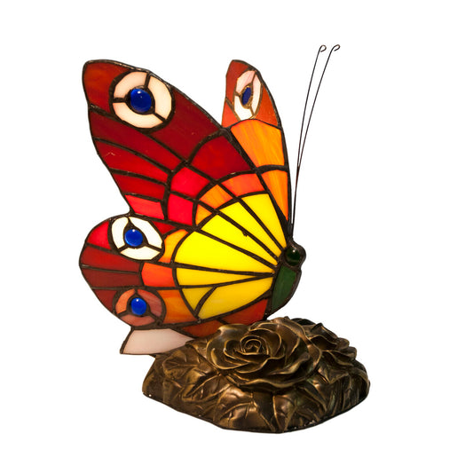 Desk lamp Viro Mariposa Multicolour Zinc 60 W 23 x 28 x 23 cm Butterfly