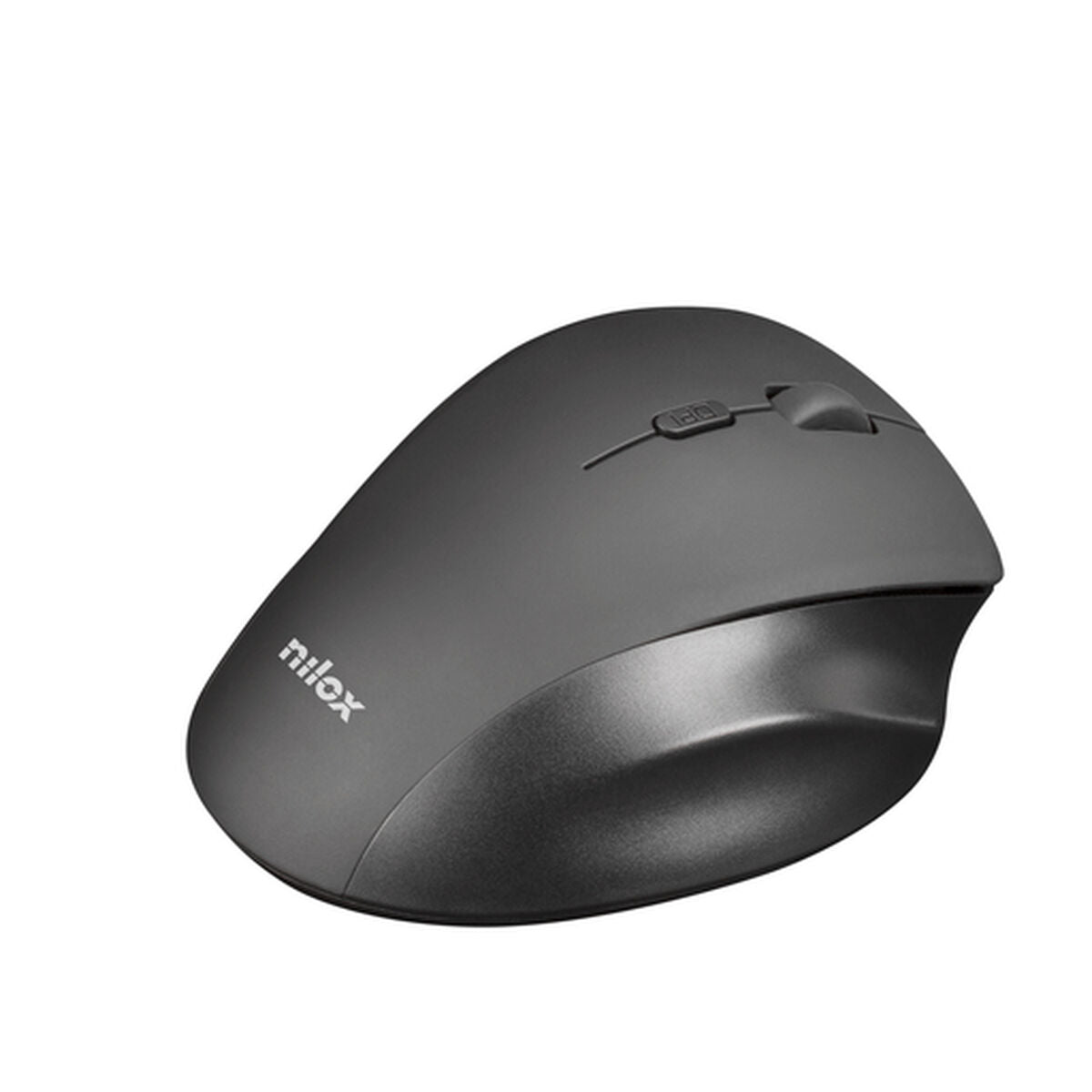 Ergonomic Optical Mouse Nilox NXMOWI3001 Black 3200 DPI