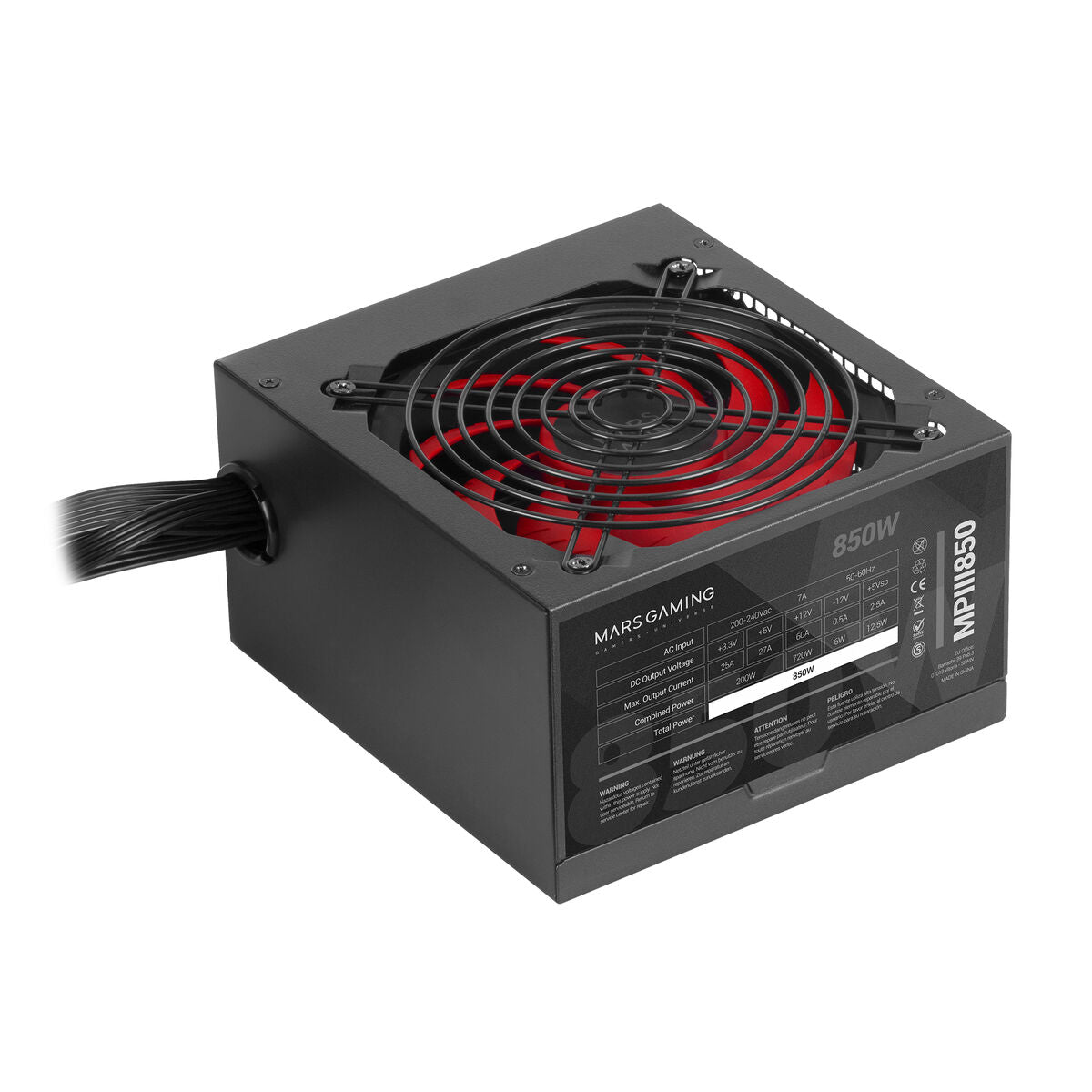 Power supply Mars Gaming MPIII850 850 W ATX