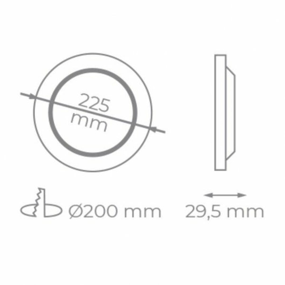 LED lamp Iglux IG-54-18W-F