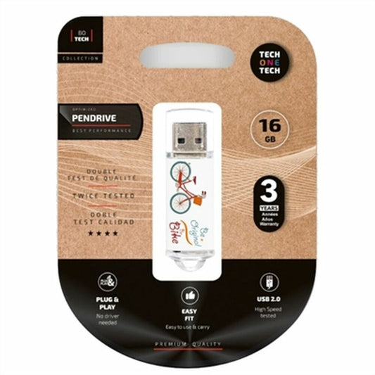 USB stick Tech One Tech TEC4005-16 16 GB