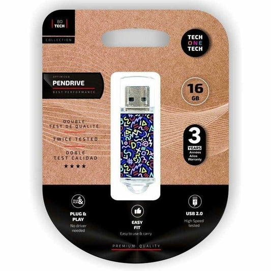 USB stick Tech One Tech Kaotic Dark 16 GB