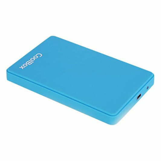 Housing for Hard Disk CoolBox COO-SCG2543-5 2,5" USB 3.0 Blue USB USB 3.2 Sata II