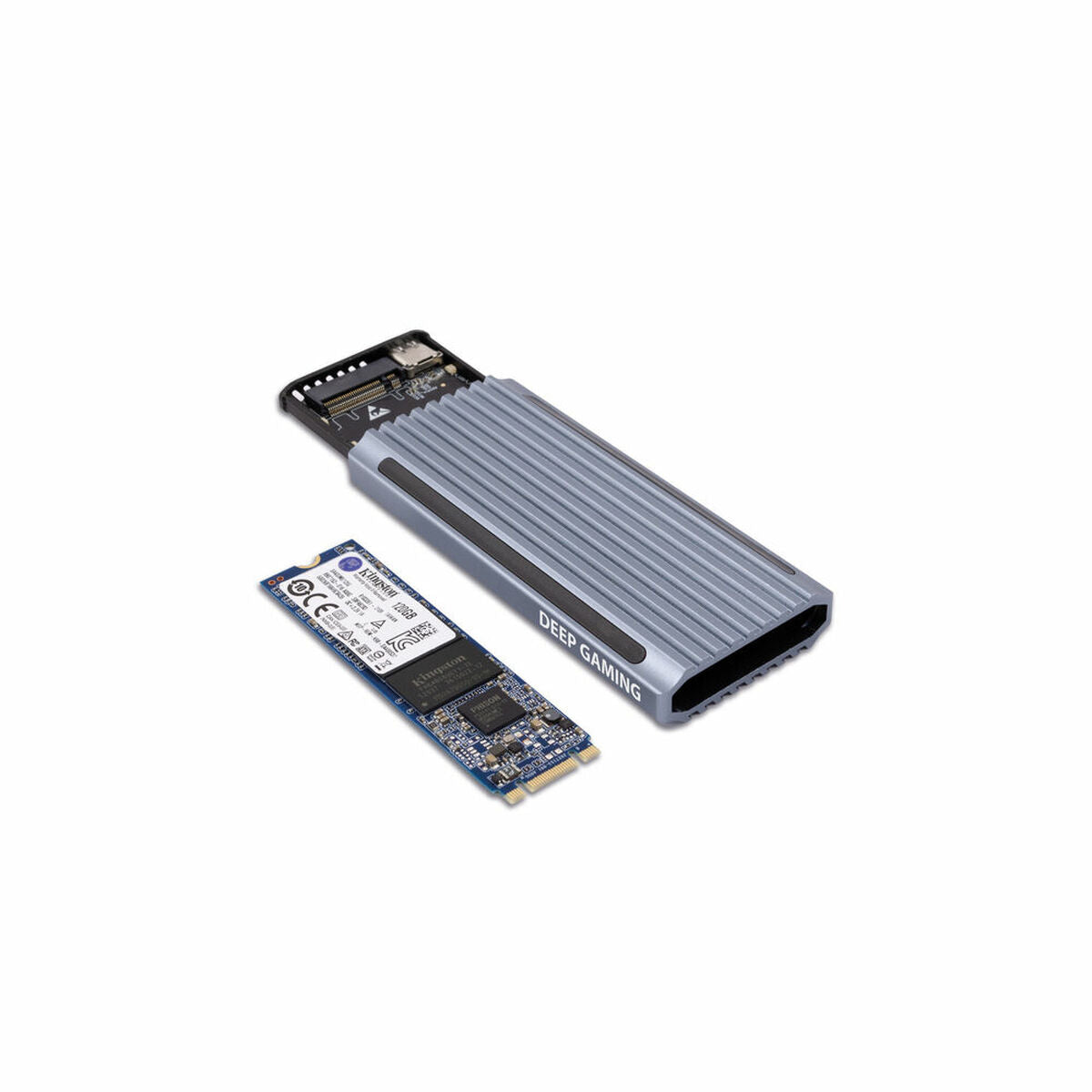 Housing for Hard Disk CoolBox DG-MCM-NVME1 Grey Silver