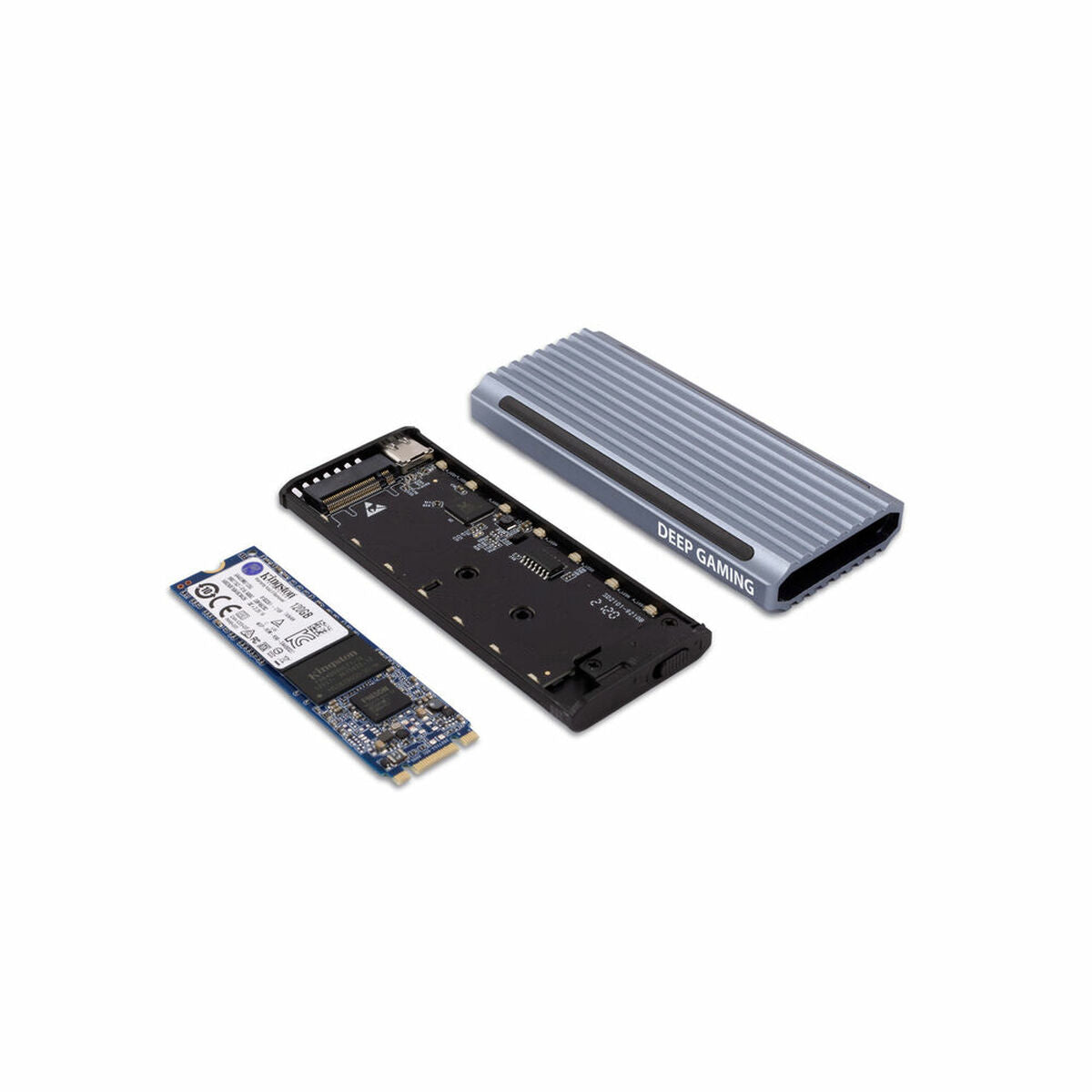 Housing for Hard Disk CoolBox DG-MCM-NVME1 Grey Silver