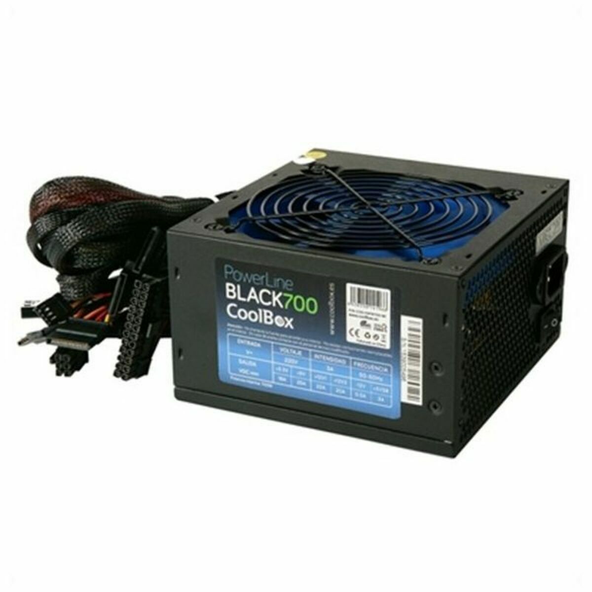 Power supply CoolBox COO-FAPW700-BK 700 W ATX Black Blue