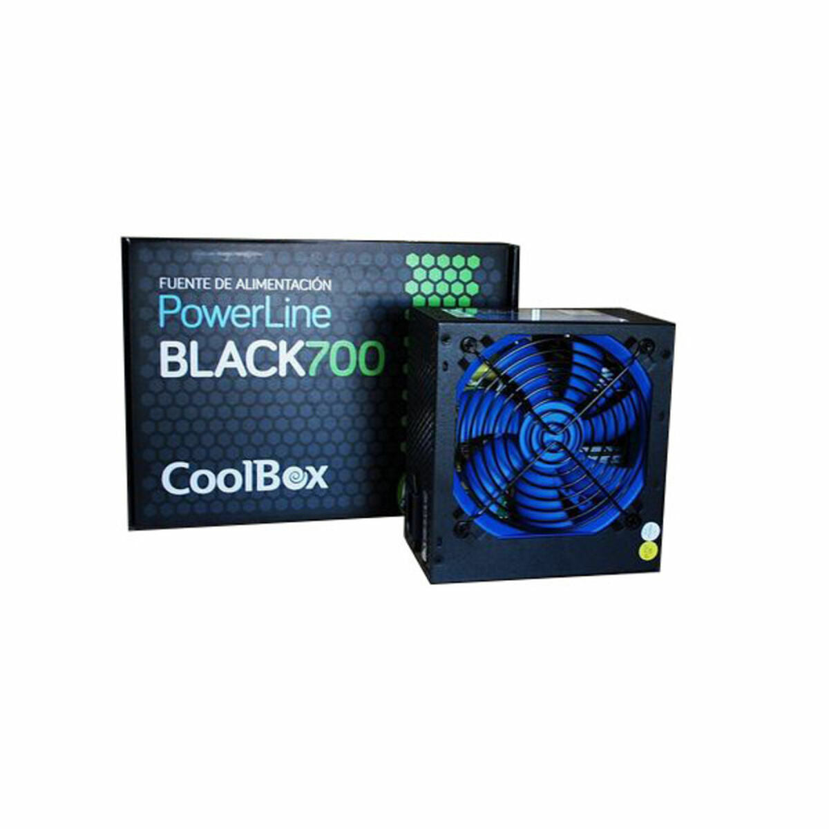 Power supply CoolBox COO-FAPW700-BK 700 W ATX Black Blue