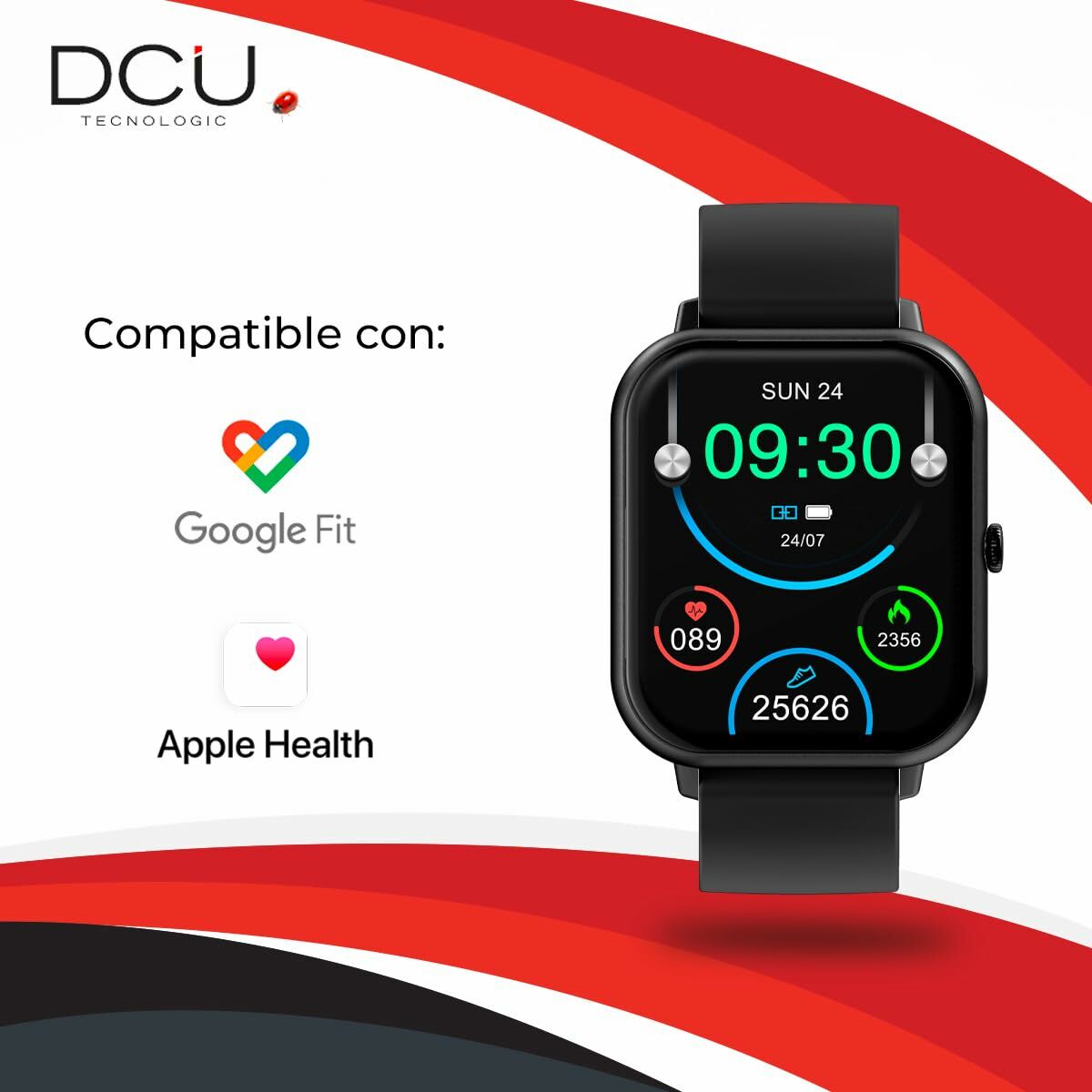 Smartwatch DCU 34157025 1,83" Black