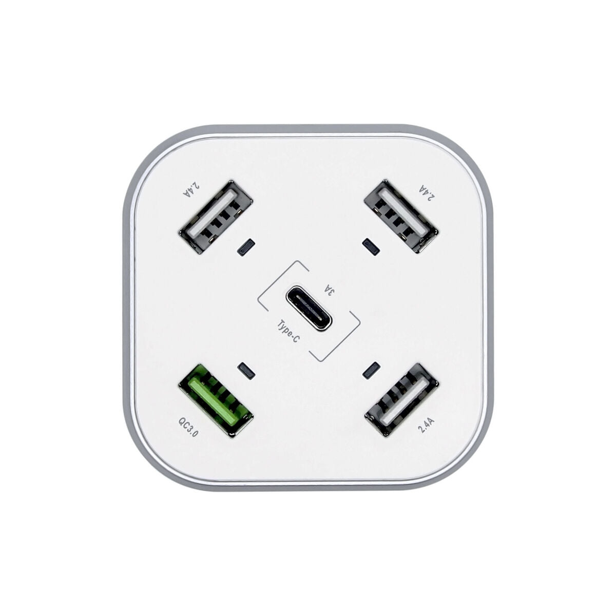 Usb Charger Aisens ASCH-5PQC-W White