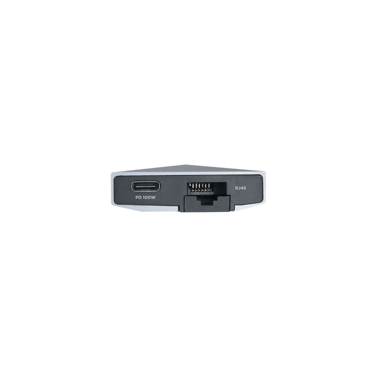 USB Hub Aisens USB-C Dock 9 en 1, USB-C a 1x HDMI, 1xRJ45, 3x USB, 1x PD, 1x Audio, 1x SD, 1x Micro SD, Gris, 15 cm