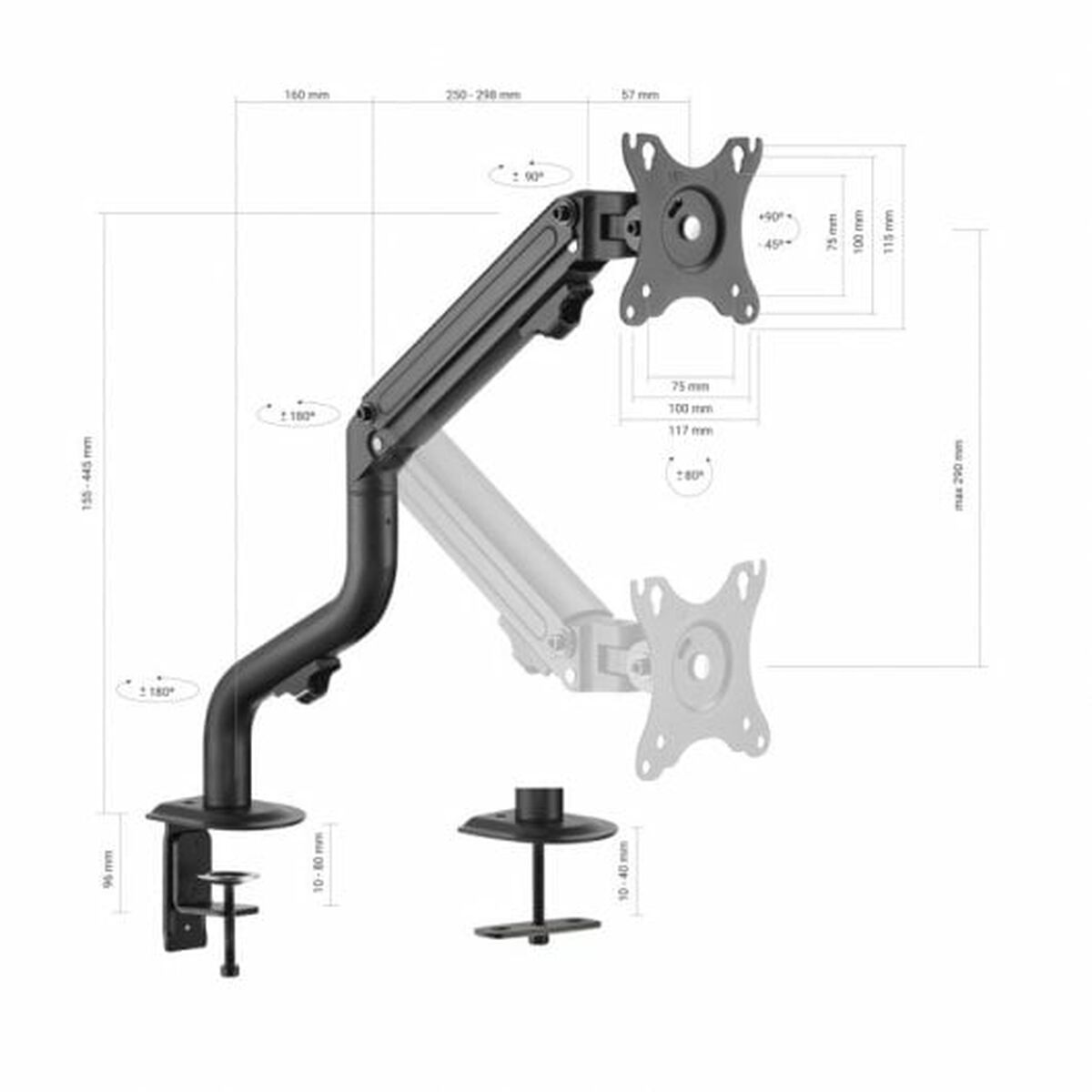 TV Mount Aisens DT32TSR-139 8 kg