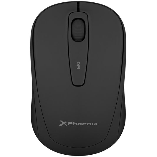 Optical Wireless Mouse Phoenix M250 Black (1 Unit)