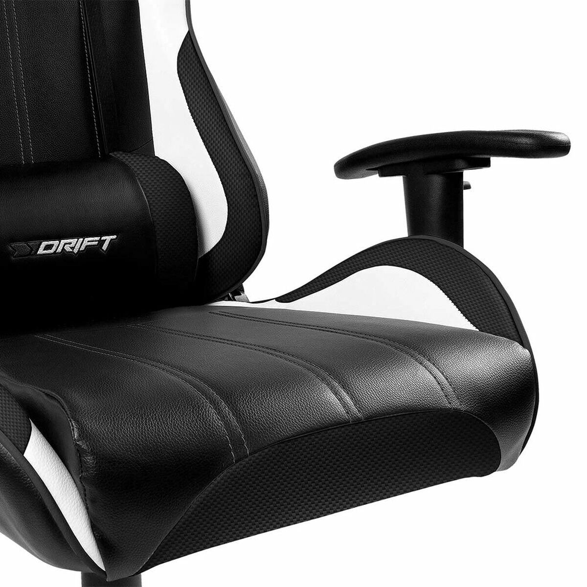 Gaming Chair DRIFT DR175CARBON White Black Black/White