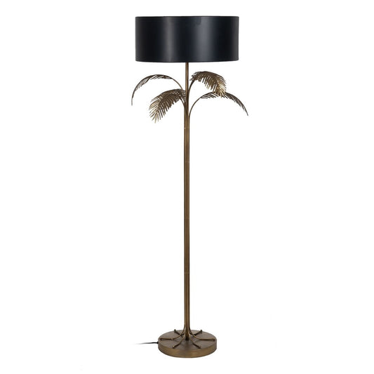 Floor Lamp Black Golden 50 x 50 x 168 cm