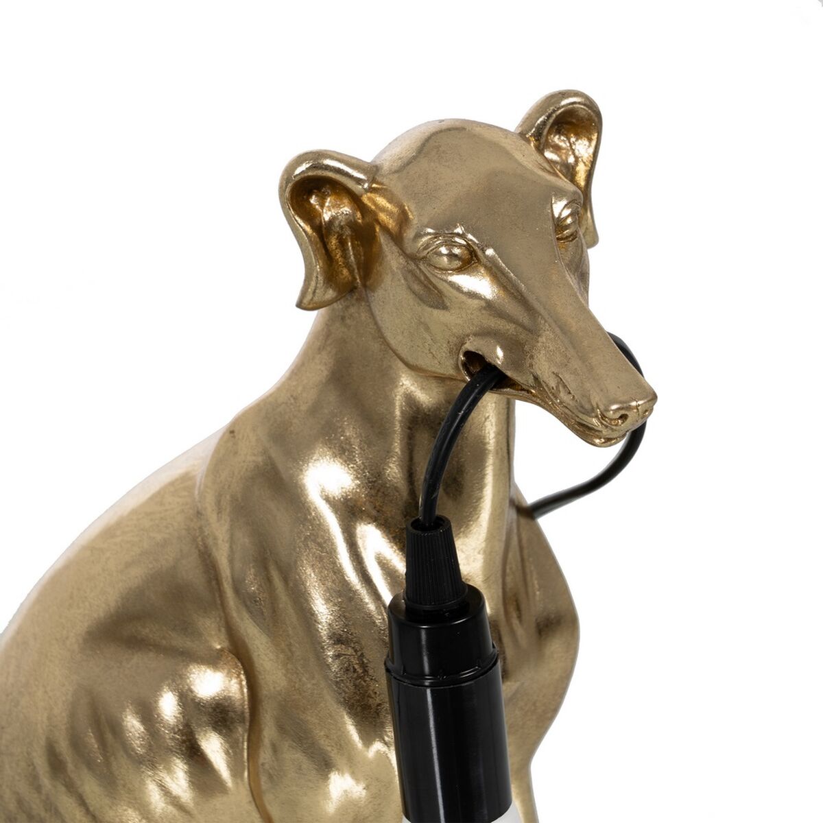 Desk lamp Dog Golden 40 W 220-240 V 25,5 x 16,5 x 36 cm