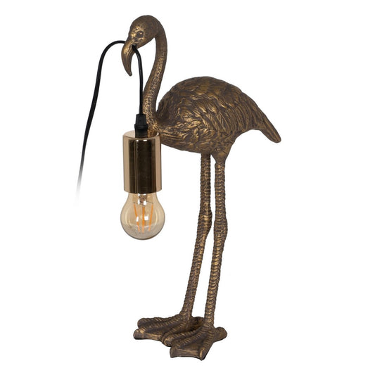 Desk lamp Flamingo Golden Polyresin 40 W 220-240 V 23 x 11,5 x 39,5 cm