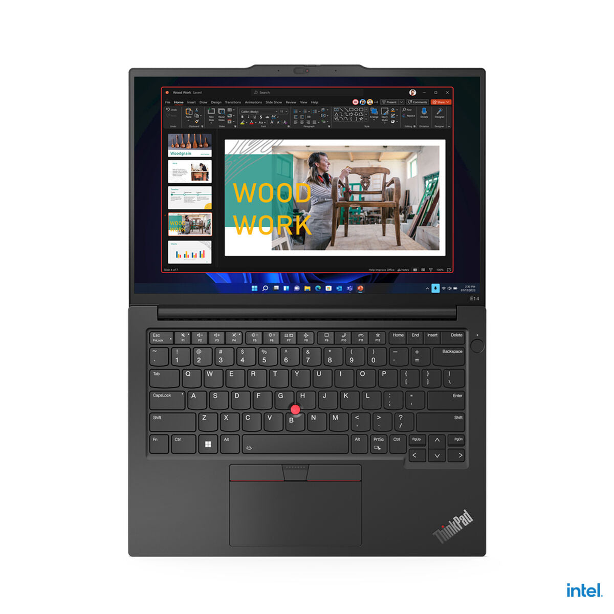 Laptop Lenovo THINKPAD E14 14" Intel Core i7-13700H 32 GB RAM 1 TB SSD Spanish Qwerty