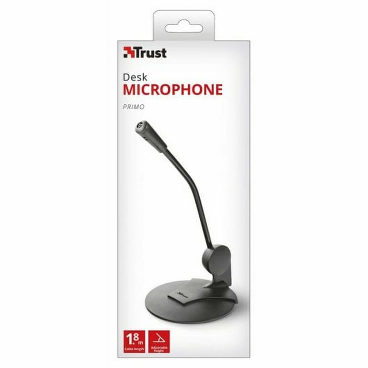 Table-top Microphone Trust Primo 21674 Black