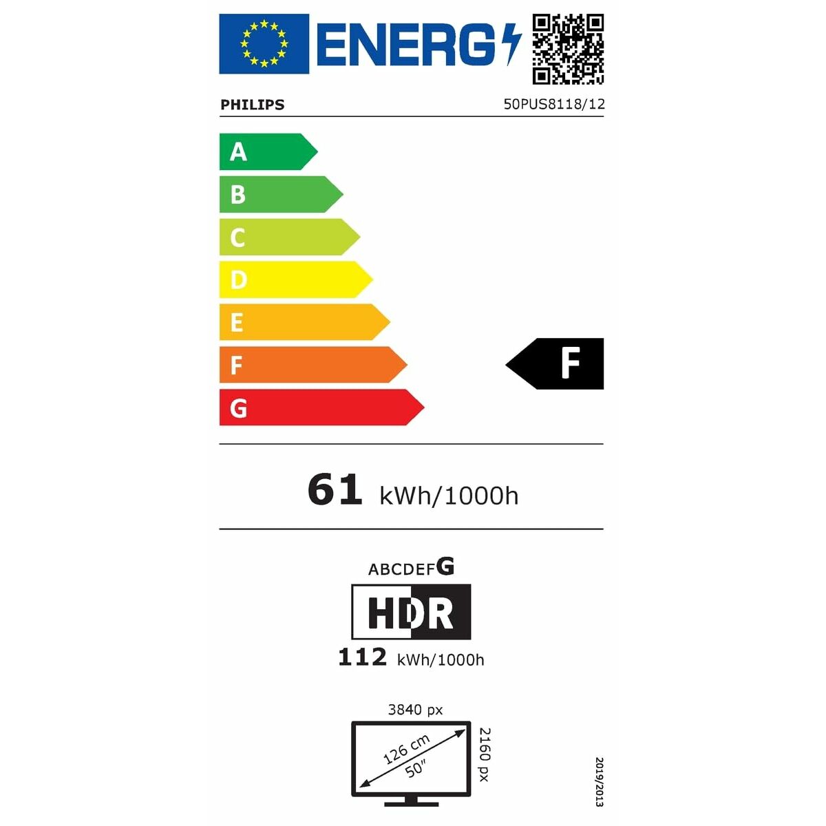 Smart TV Philips 50PUS8118 50" 4K Ultra HD LED HDR Edge-LED