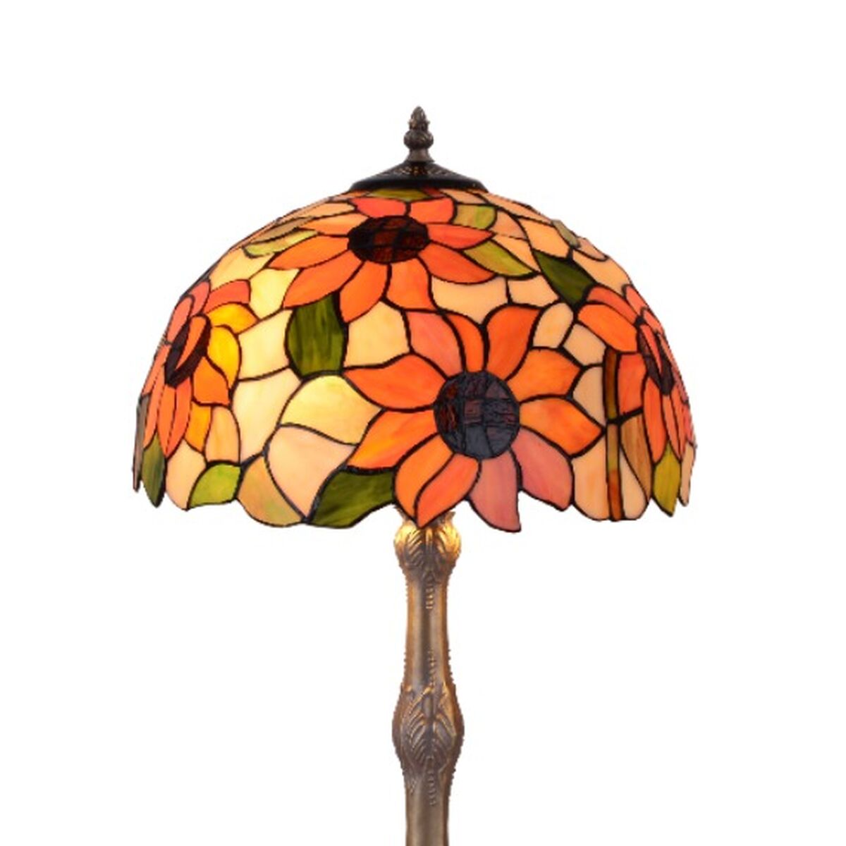 Desk lamp Viro Diamond Amber Zinc 60 W 30 x 50 x 30 cm