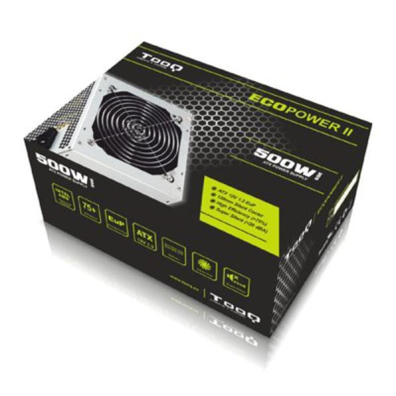 Power supply TooQ TQEP-500SSE ATX 500W Silver-covered