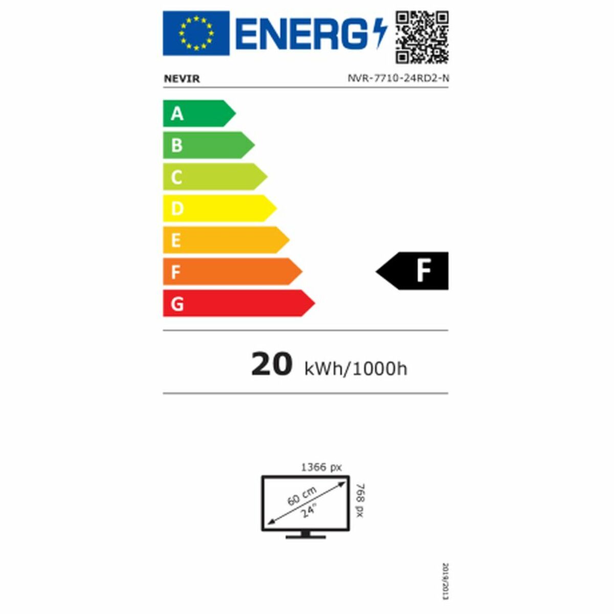 Television NEVIR 7710 LED LED HD Ready 24" 24"